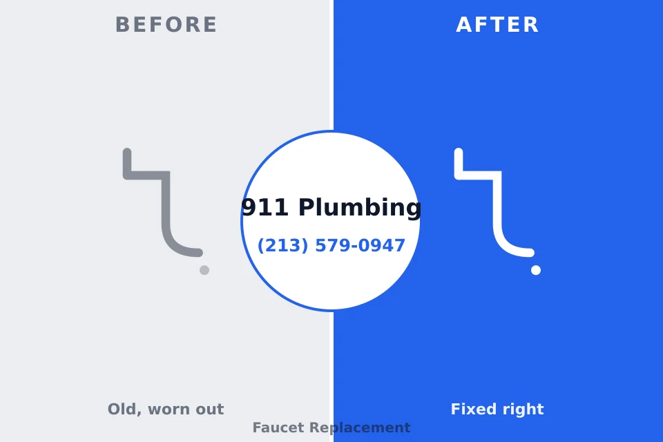 Before and after: plumbing repair Gordonsville, TN